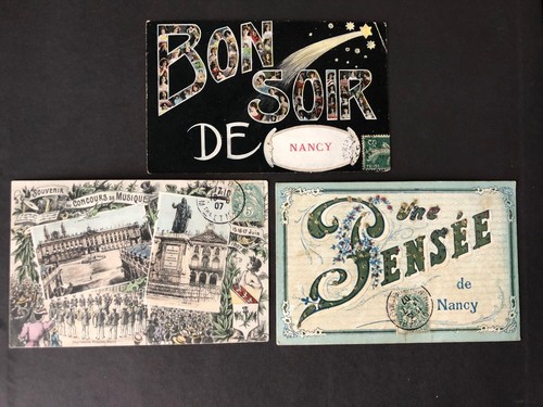 Cpa cartes postales - 3x,