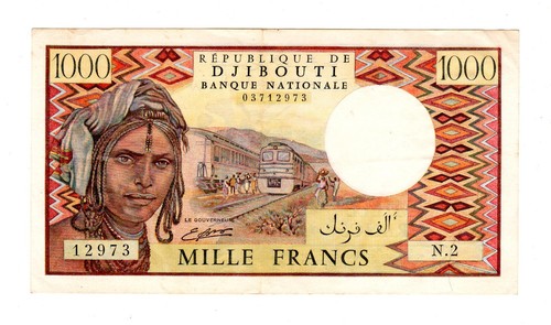 Djibouti billet 1000 - djibouti, nd
