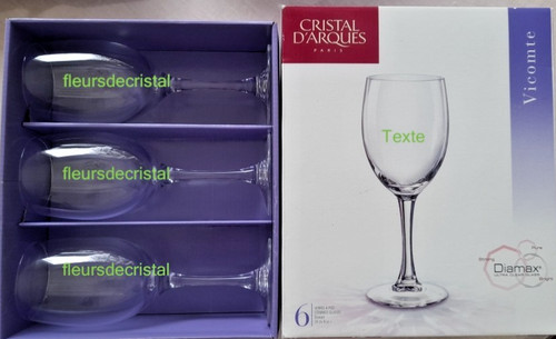 Cristal arques verres a - d'arques,