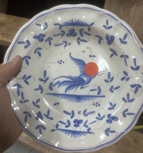 Assiette faïence régionale - faïence,