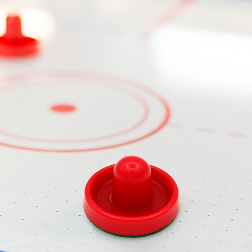 Air hockey pusher - pusher, slider