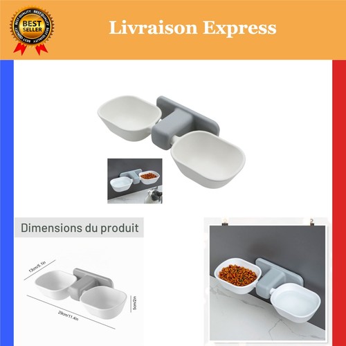 Gamelle surélevée pour chat - pour,