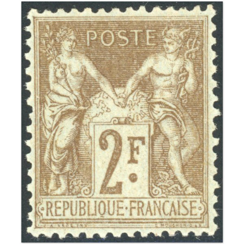 Timbre classique 105 type - timbre,