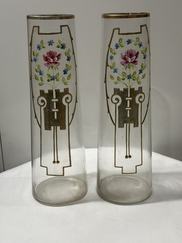 Paire vases émaillé et - ÉmaillÉ,