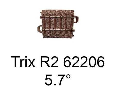Trix rail courbe voie rayon - rail,