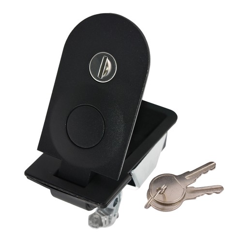 Flush mount push lock - lock, latch