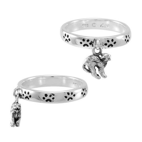 Chat empreinte patte 925 - patte,