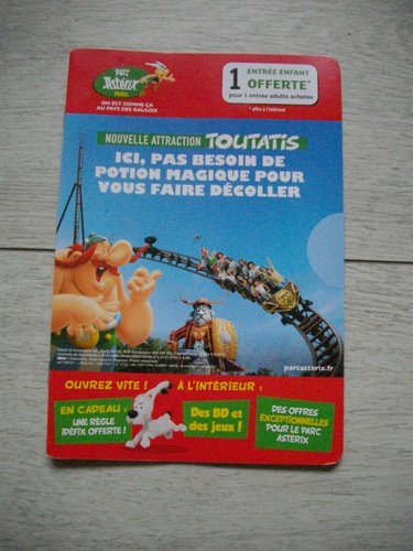 Parc astérix livre - parc,