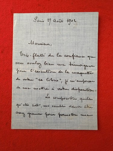 Cy63 lettre autographe - cy63-lettre,