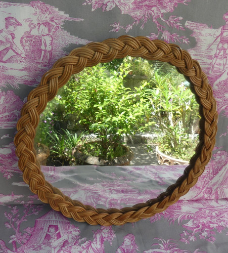Miroir mural vintage - miroir,