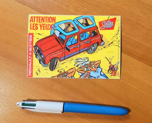 Autocollant sticker ancien - autocollant,