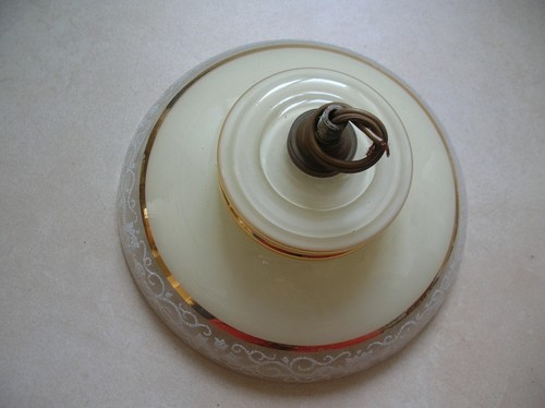 Ancien abat jour - , plafonnier