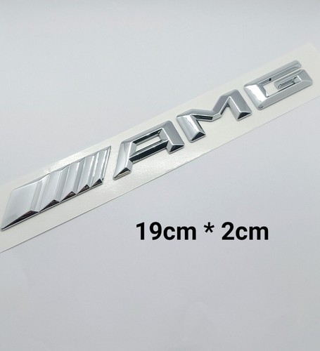 Amg logo mercedes chrome abs - chrome,