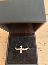 Bague diamants motif - et,