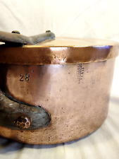 Ancienne Casserole Cuivre E.Dehillerin Paris 28cm , French Copper sauce pan