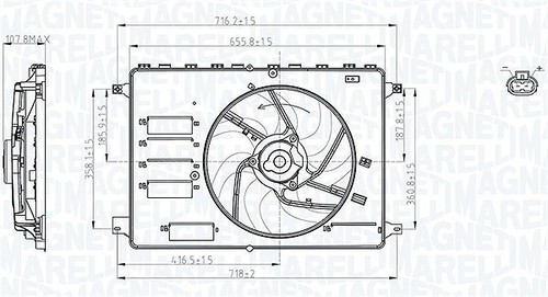 Magneti marelli ventilateur - magneti,