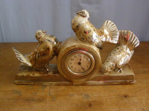 Ancienne pendule faïence - ancienne,