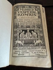 🔴 Livre MISSEL VESPERAL