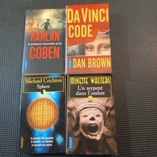 Lot de 4 livres thrillers