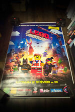 THE LEGO MOVIE B French Bus Shelter Rolled DS Vintage Movie Poster Original 2014