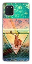 Coque en silicone imprimée compatible Samsung Galaxy Note 10 Lite Cerf swag