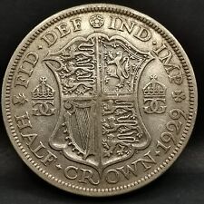 HALF CROWN ARGENT 500‰ 1929 GEORGE V ROYAUME UNI / UNITED KINGDOM 1/2 CROWN