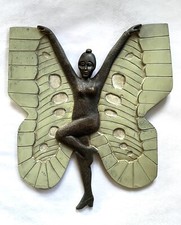 Femme Papillon. Bronze art