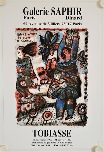 Affiche tobiasse exposition - tobiasse,