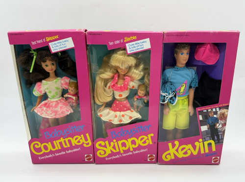 Barbie 1990 babysitter - 1990,,
