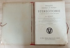 Livre Ancien Traité théorique et pratique de la stéréotomie Louis Monduit