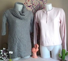 Lot vêtements occasion femme : Pulls " Jennyfer - Tissaia " - T : 40 / 42