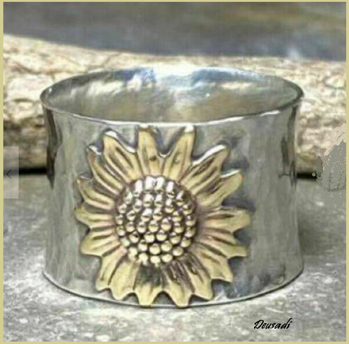 Précieux anneau girasol fait - anneau,