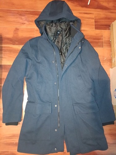 Nwt zara men navy hooded - nwt,