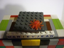 Araignée TrNeonOrange LEGO Animal Spider minifig 30238 / set 4702 4851 4707 8877