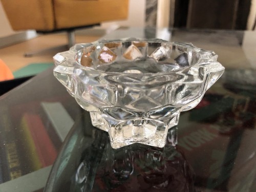Bougeoir ancien verre - en,