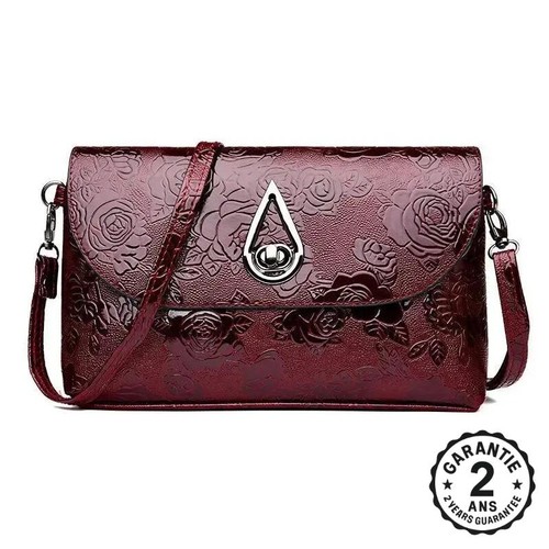Sac main femme motif fleurs - main,