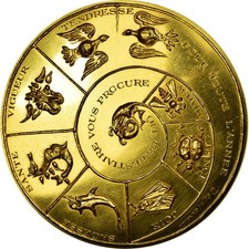 France, Médaille, Voeux