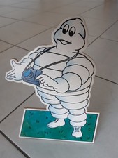 ancien Présentoir de comptoir carton Pneu Bibendum Michelin photographe  25.7 CM
