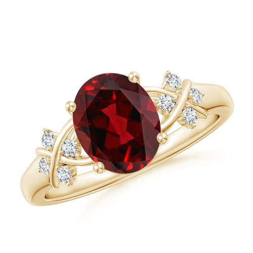 Angara bague solitaire - solitaire, ovale