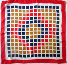 - ROBY  Foulard   soie  TBEG  vintage Scarf 67x67 cm