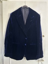 Tom Ford blazer en velours à boutonnière taille 52 modèle de luxe
