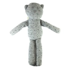 Doudou Chat gris étoiles