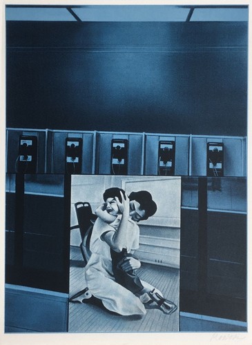 Jacques monory sérigraphie - jacques,