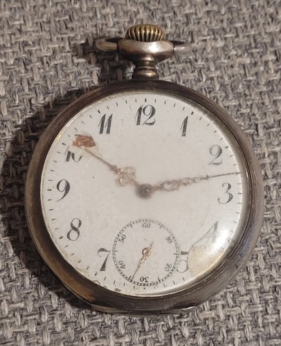 Montre gousset junghans argent - montre,