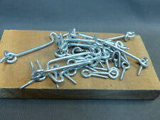 Lot de 6 anciens crochets de volet contrevent avec anneau neufs ancien stock