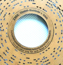 ORGAN disque HEROPHON organette carton disque carré orgue de rue Rare #0018