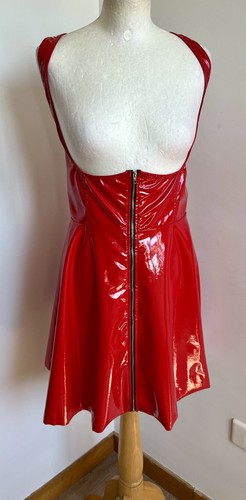 Robe t44 vinyl rouge - robe,