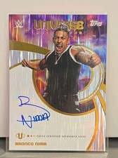 Auto Bronco Nima WWE Topps