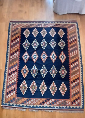 Tapis kilim laine tissé - kilim, à