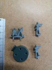 GERMAN MORTAR STAND+ MINIATURE TIDE OF IRON/L'AUBE D'ACIER P57